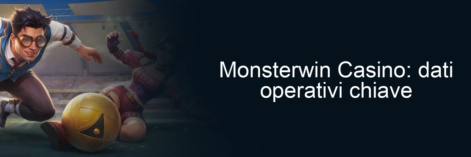 Monsterwin Casino: dati operativi chiave Monsterwin Casino: dati operativi chiave